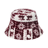 Autumn And Winter Elk Christmas Fisherman Hat