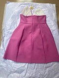 Pearl Strap Flower Sexy Short Bandage Sexy Dress