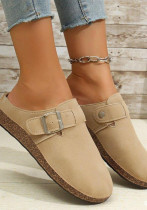 Plus Size Flat Slippers Women's Autumn And Winter Birkenstock Slippers