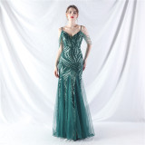 Plus Size Women 3xl4xl Sequins Plus Formal Party Maxi Evening Dress
