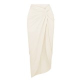 Women Solid Color Patchwork One-Piece Swimsuit