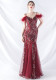 Plus Size Women 3xl4xl Sequins Plus Formal Party Maxi Evening Dress