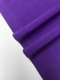Women's Plus Size Elegant Slim Waist Round Neck Solid Color Dress