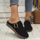 Plus Size Flat Slippers Women's Autumn And Winter Birkenstock Slippers