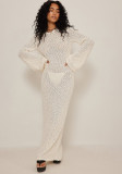 Women's Autumn Casual Long Sweater Dress