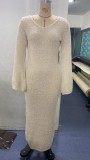 Women's Autumn Casual Long Sweater Dress