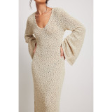 Women's Autumn Casual Long Sweater Dress