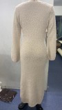 Women's Autumn Casual Long Sweater Dress