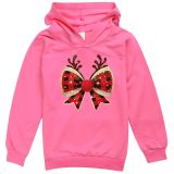 Christmas Children's Clothing Middle And Preteen Boys And Girls Spring And Autumn Hooded Hoodies