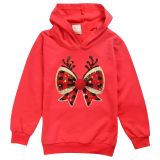 Christmas Children's Clothing Middle And Preteen Boys And Girls Spring And Autumn Hooded Hoodies
