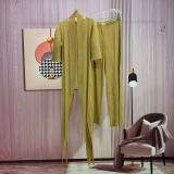 Plus Size African Women's Fashion Casual Loose Irregular Wide Leg Two Piece Suit