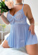 Plus Size Women Lace sleeveless Dress Sexy Lingerie
