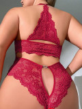 Plus Size Women Lace bodysuit Sexy Lingerie