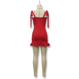 Women Sexy Off Shoulder Strapless Short Dress