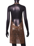 Sexy Metal Sequin Strap Night Club Dress