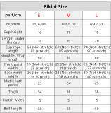 Women Denim Bikini Sexy Two Pieces Swimwear