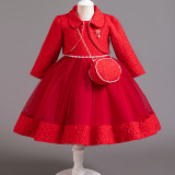 Children's Autumn And Winter Girls Princess Dress