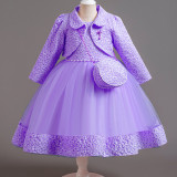 Children's Autumn And Winter Girls Princess Dress