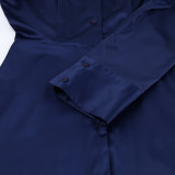 Women long-sleeved shirt dress