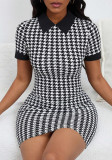 Women Polo Collar Dress