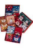Christmas Socks Cartoon Saint Middle Socks
