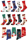 Christmas Autumn and Winter Santa Claus Elk Christmas Gift Middle Socks