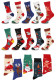 Christmas Autumn and Winter Santa Claus Elk Christmas Gift Middle Socks