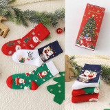 Children's Christmas Cute Cartoon Christmas Socks