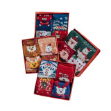 Christmas Socks Cartoon Saint Middle Socks
