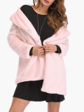 Women winter plush casual jacket