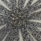 Women's Round Neck Sleeveless Luxury Rhinestone Elegant Bandage Dress