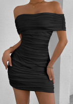 Women's Sexy Off Shoulder Fashion Tight Fitting Bodycon Dress Women's Sexy Off Shoulder Fashion Tight Fitting Bodycon Dress