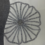 Women's Round Neck Sleeveless Luxury Rhinestone Elegant Bandage Dress