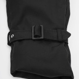 Winter Belt Slim Waist Patchwork Puffy Coat