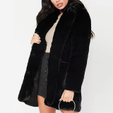 Women winter plush casual jacket