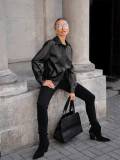 Pu Leather Loose Jacket Autumn And Winter Fashion Coat