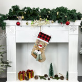 Women Christmas Tree Ornaments Snowman Socks