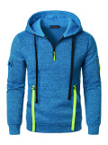 Men's Hoodies Zipper Pocket Sports Casual Hoodies
