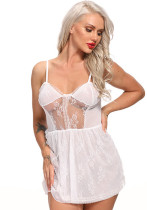 Women Lace Two Pieces Suspender Dress Sexy Lingerie