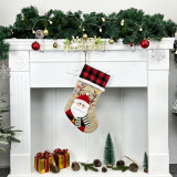 Women Christmas Tree Ornaments Snowman Socks