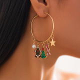 Christmas bell Christmas tree pendant snowflake candy necklace