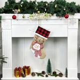 Women Christmas Tree Ornaments Snowman Socks