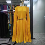 Plus Size Women elegant Solid dress
