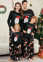 Santa Claus Letter Deer Christmas Parent-child Outfit Printed Home Clothes Pajamas