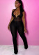 Fashionable women's hollow lace See-Through Jumpsuit