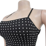Women Sexy Beaded Strap Dress