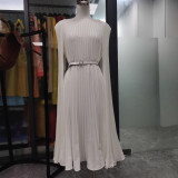 Plus Size Women elegant Solid dress