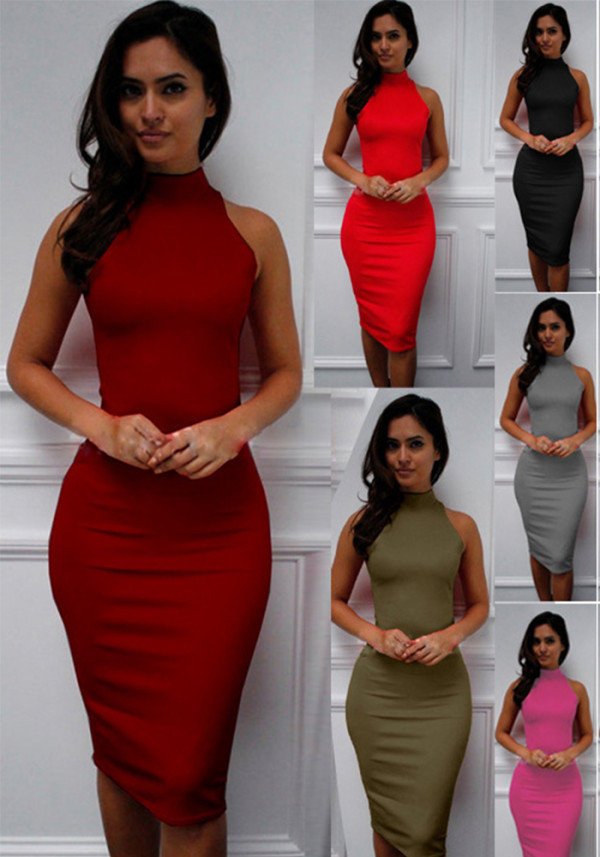 Women Sexy Sleeveless Dress