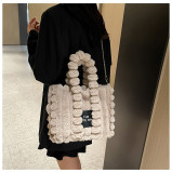 Women winter letter chain shoulder messenger bag tote bag
