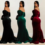 Women Solid slit dress